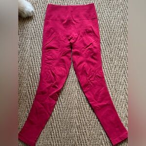 lululemon athletica Red Leggings